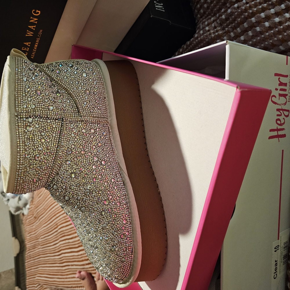 Women's Glitter Ankle Boots